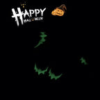 Midnight Mirage Press On Nails - Fluorescent Bats & Shifting Cat Eye Aura (10Pcs)