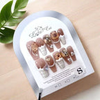Capybara Cuddle Press On Nails - 3D Charming & Sweet Aura (10Pcs)