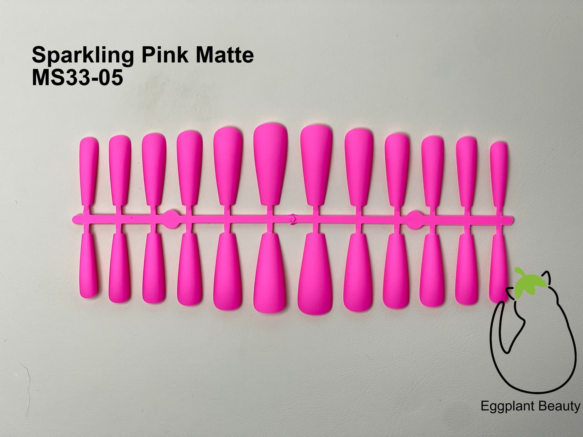 EPBeauty Luxe Velvet Matte Press On Nails | Long T-Shaped & Plush Contour Design (25-31mm)